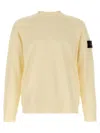 Stone Island Ribbed Crew-neck Cotton Sweater With Long Sleeves