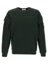 Stone Island Logo Patch Pullover Sweatshirt