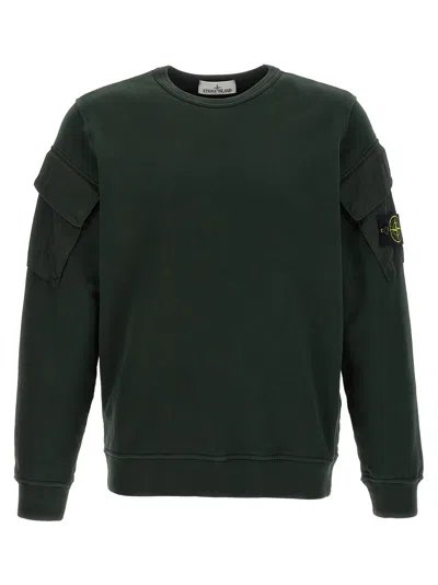 STONE ISLAND LOGO BADGE SWEATSHIRT
