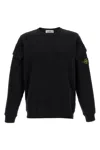 Stone Island Cotton Sweatshirt In Black
