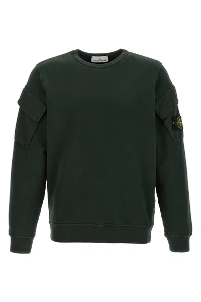 STONE ISLAND LOGO BADGE SWEATSHIRT