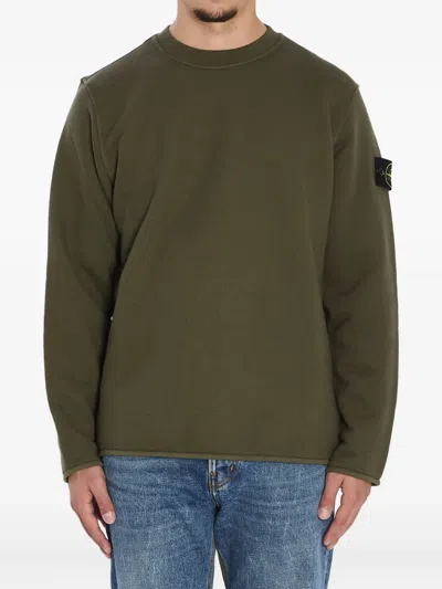 STONE ISLAND LOGO-BADGE SWEATSHIRT