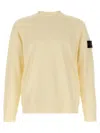 Stone Island Mens Antique Rose Cotton Waffle Fleece Sweatshirt