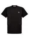 Stone Island Short-sleeved T-shirt With Compass Logo Patch