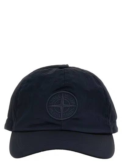 Stone Island Cap In Blue