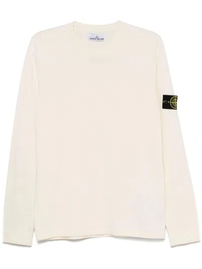STONE ISLAND STONE ISLAND LOGO COTTON CREWNECK SWEATER