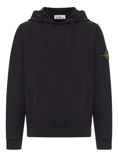STONE ISLAND STONE ISLAND LOGO COTTON HOODIE