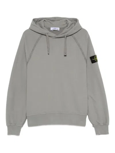 STONE ISLAND STONE ISLAND LOGO COTTON HOODIE
