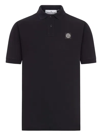 STONE ISLAND Stone Island Logo Cotton Polo Shirt