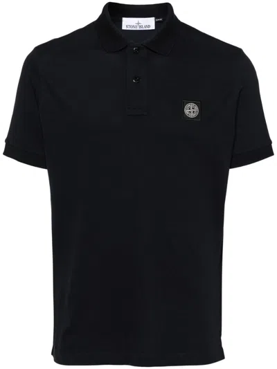 STONE ISLAND Stone Island Logo Cotton Polo Shirt