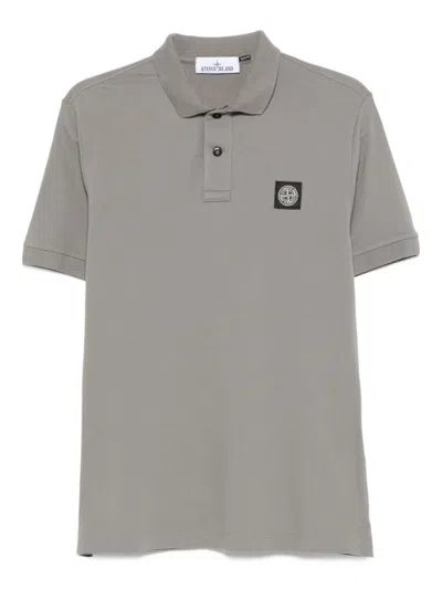 STONE ISLAND STONE ISLAND LOGO COTTON POLO SHIRT