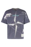 Stone Island Cotton Crew Neck T-shirt With Graphic Print