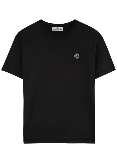 STONE ISLAND STONE ISLAND LOGO COTTON T-SHIRT