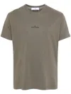Stone Island Logo-print Cotton T-shirt In Walnut