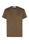 Stone Island 2100039 60/2 Cotton Jersey In Green