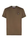 Stone Island 2100039 60/2 Cotton Jersey In Green