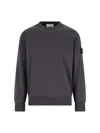 Stone Island Cotton Sweatshirt In Gray