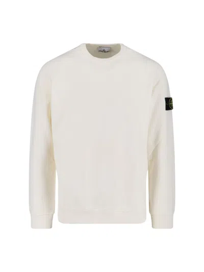 STONE ISLAND LOGO CREWNECK SWEATSHIRT