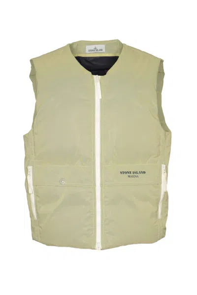 STONE ISLAND ZIP-UP DOWN VEST