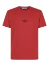 Stone Island Archivio Print Slim-fit Cotton T-shirt In Red