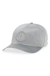 Stone Island Baseball Cap In Nylon Mesh Fabric In Gray