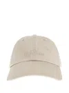 Stone Island Logo-embroidered Baseball Cap In Gray
