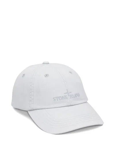 STONE ISLAND LOGO-EMBROIDERED CAP