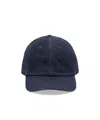 Stone Island Blue Logo Baseball Hat In Blue