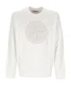 Stone Island Industrial Two Print Sweater In White