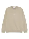 Stone Island Mens Desert Graphic-print Crewneck Cotton-jersey Sweatshirt In Neutral