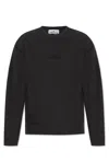 STONE ISLAND STONE ISLAND LOGO EMBROIDERED CREWNECK SWEATSHIRT