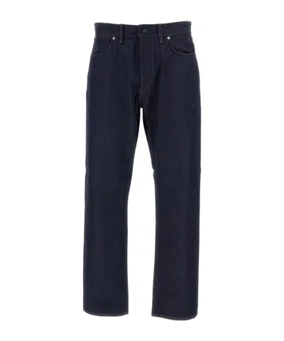 STONE ISLAND STONE ISLAND LOGO PATCH STRAIGHT-LEG JEANS