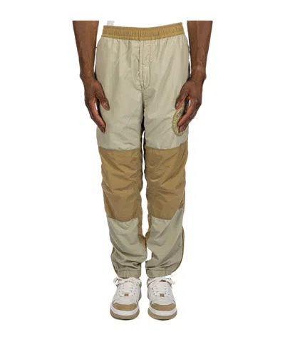 Stone Island Logo-embroidered Track Pants In White