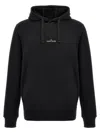 STONE ISLAND LOGO EMBROIDERY HOODIE SWEATSHIRT