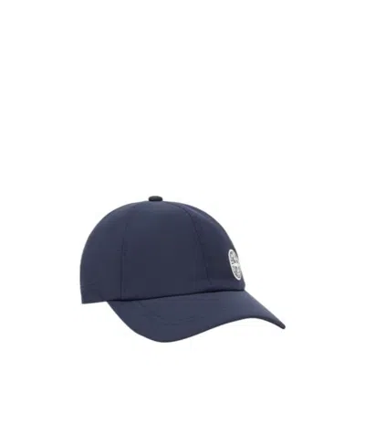 Stone Island Logo Hat In Black