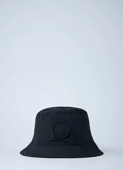 Stone Island Logo Motif Bucket Hat
