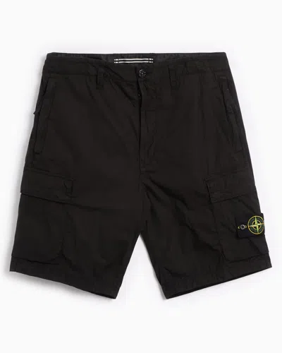 STONE ISLAND STONE ISLAND LOGO PATCH CARGO SHORTS
