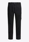 Stone Island Cotton Regular Fit Pants In Black
