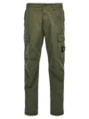 Stone Island Pants In Green Cotton