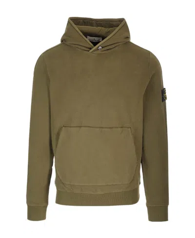 STONE ISLAND STONE ISLAND COMPASS PATCH LONG-SLEEVED HOODIE