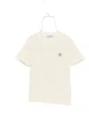 Stone Island Logo-patch Cotton T-shirt In White