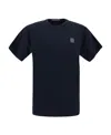Stone Island Classic Small Logo Tee In Blue