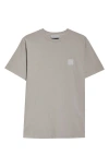 Stone Island Logo Patch Cotton T-shirt In Dust