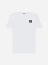 STONE ISLAND LOGO-PATCH COTTON T-SHIRT