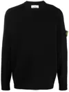 Stone Island Cotton Sweatshirt In Black