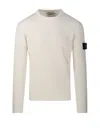 STONE ISLAND STONE ISLAND LOGO PATCH CREWNECK JUMPER