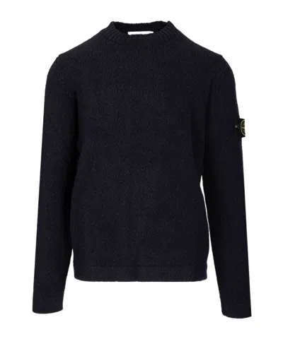 STONE ISLAND STONE ISLAND LOGO PATCH CREWNECK JUMPER