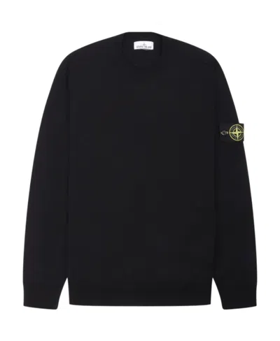 STONE ISLAND STONE ISLAND LOGO PATCH CREWNECK JUMPER