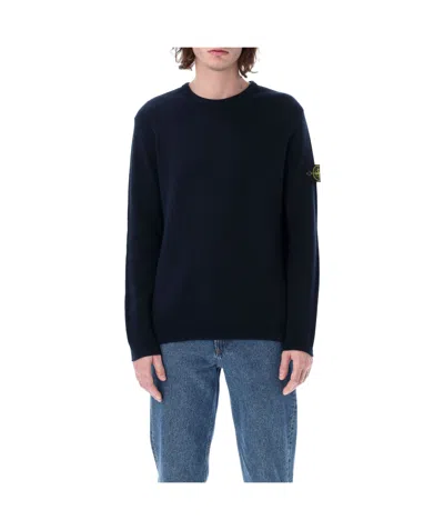 STONE ISLAND STONE ISLAND LOGO-PATCH CREWNECK JUMPER