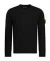 Stone Island Cotton Sweatshirt In Black